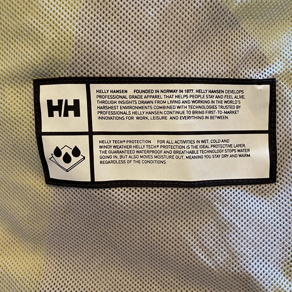EUC Men’s M Helly Hansen Logo Windbreaker - Picture 8 of 12